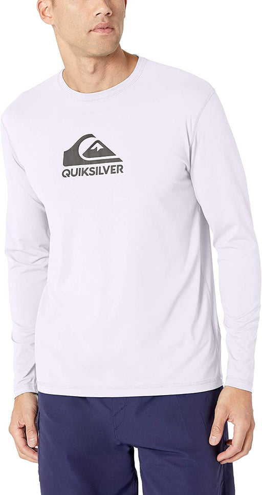 Quiksilver Men's Solid Streak Long Sleeve Rashguard UPF 50+ Sun Protection