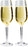 GSI Outdoors 79332 Packable Champagne Flute Set, Clear