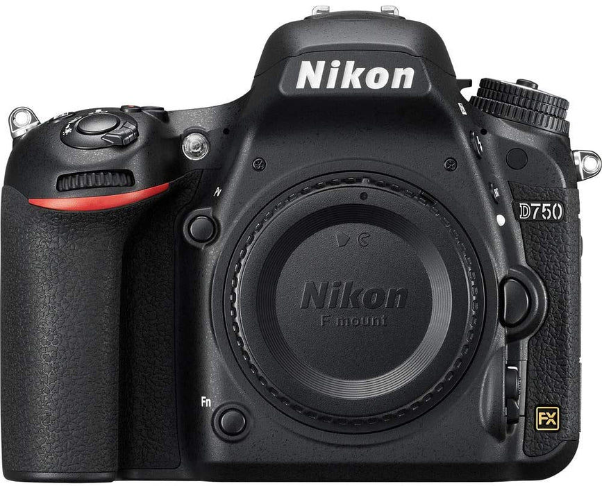 NIKON D750 Digital Camera (Body ONLY) (International Model) - 128GB - Case - EN-EL15 Battery - Sigma EF530 ST - AF135-400 F4.5-5.6 DG APO Lens Mount - 105mm f/2.8 EX DG OS HSM Macro Lens