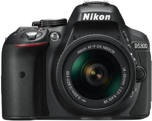 Nikon D5300 DSLR Camera with AF-P DX NIKKOR 18-55mm f/3.5-5.6G VR Lens (Black)