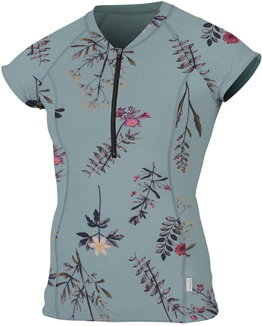 O'Neill Womens Cap Sleeve Sun Shirt Front Zip