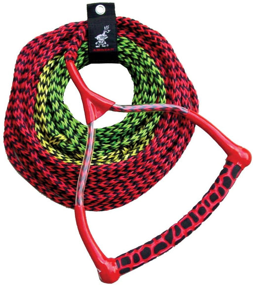 Airhead Ski Rope, 3 Section, Radius Handle, Multi Colored