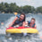 RAVE Sports Blue Angel Inflatable 2 Person Rider Towable Boat Water Tube Raft