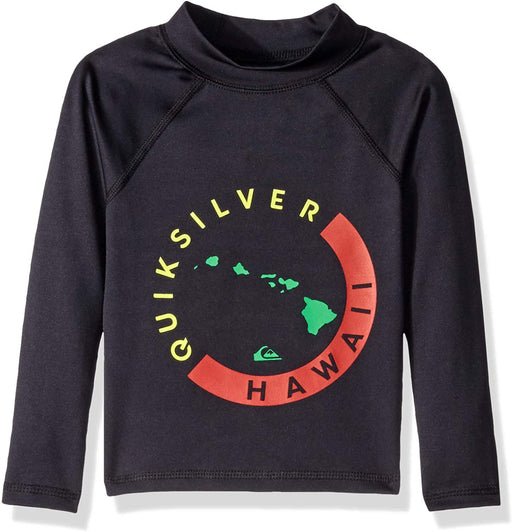 Quiksilver Boys' Big Kona Long Sleeve Rashguard UPF 50+ Sun Protection