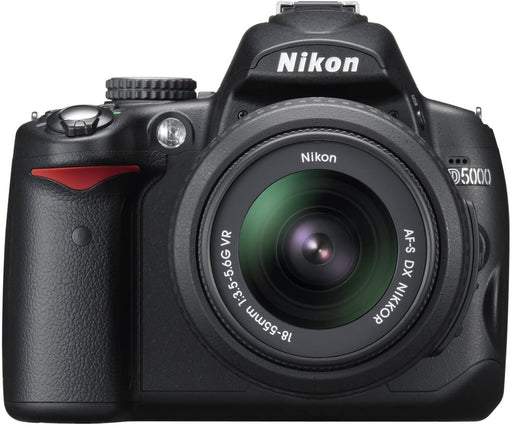 Nikon D5000 DSLR Camera with 18-55mm f/3.5-5.6G VR and 55-200mm f/4-5.6G VR Lenses (OLD MODEL)