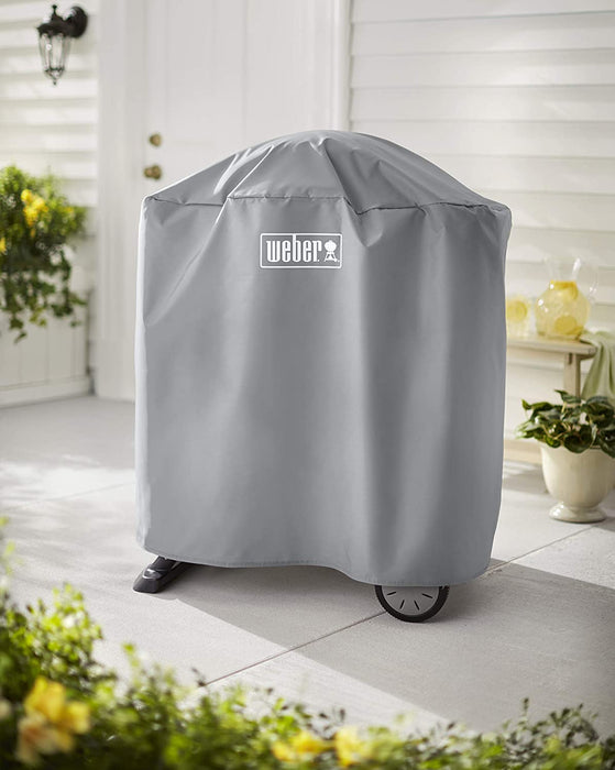 Weber 7177 Grill Cover, Fits Q 100/1000 and 200/2000 Using Stand or cart, Black