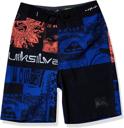 Quiksilver Boys' Big Highline Rave Wave Youth 17 Boardshort Swim Trunk