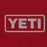 YETI Unisex Logo Badge Short Sleeve T-Shirt, Cardinal, Small