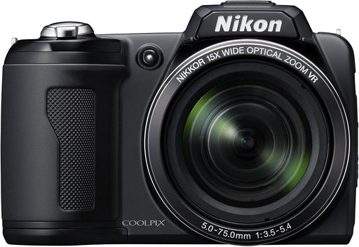 Nikon Coolpix L110 12.1MP Digital Camera with 15x Optical Vibration Reduction (VR) Zoom and 3.0-Inch LCD (Black)