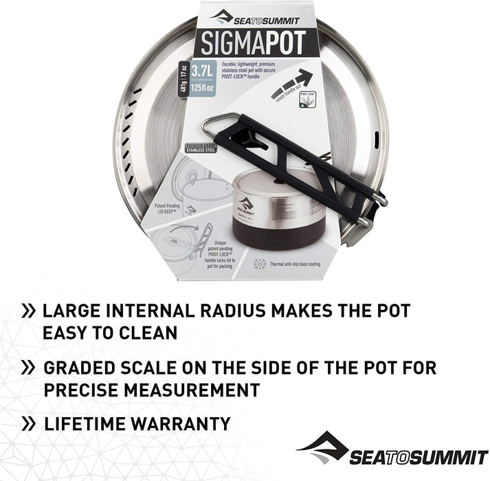 Sea to Summit Sigma Stainless Steel Camping Pot