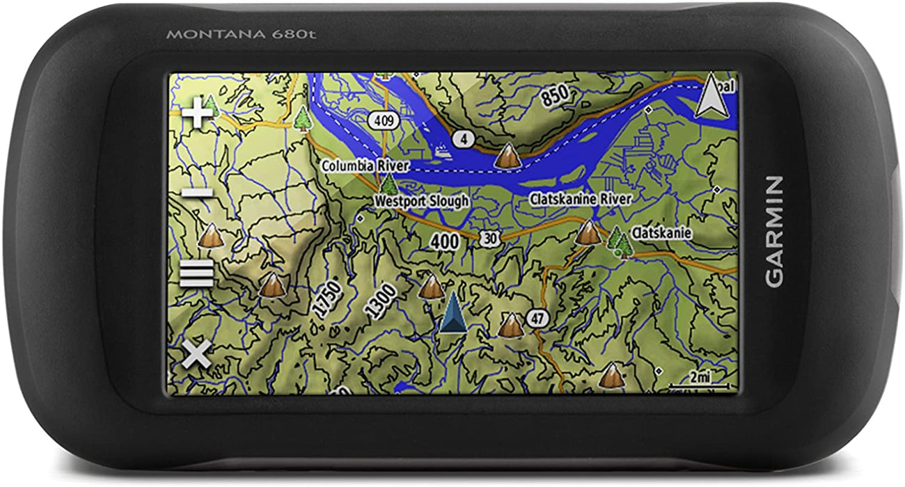 Garmin Montana 680t, Touchscreen Hiking Handheld, GPS/GLONASS and Preloaded TOPO Maps