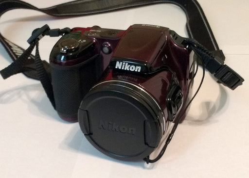 Nikon COOLPIX L820 16 MP Digital Camera with 30x Zoom (Plum)