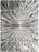Statements2000 Silver Modern Metal Wall Art Sculpture by Jon Allen - Multi Panel Tryptych Home Décor, Vortex 3P