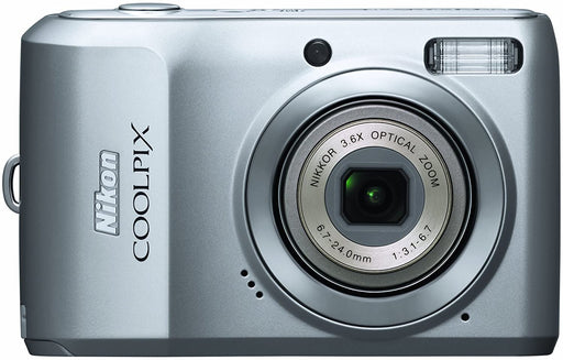 Nikon Coolpix L19 8MP Digital Camera with 3.6 Optical Zoom and 2.7 inch LCD (Silver)
