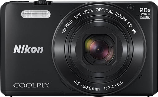 Nikon Coolpix S7000 16 MP Digital Camera with 20x Optical Image Stabilized Zoom 3-Inch LCD (Black)