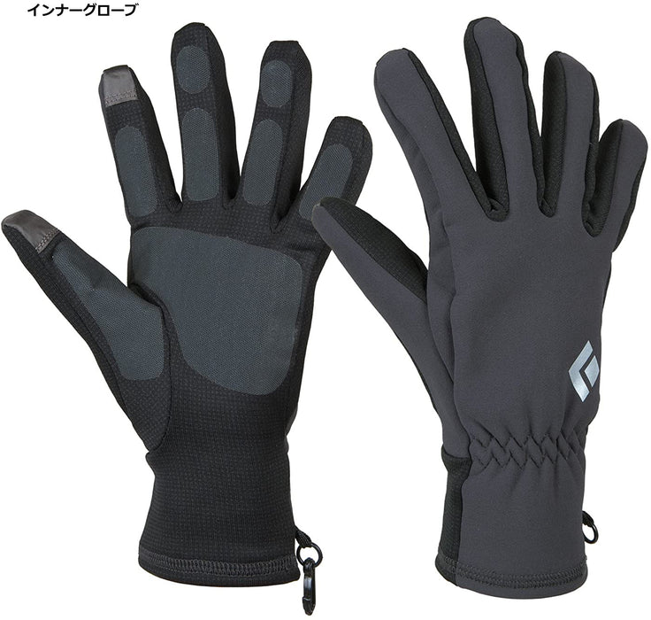 BLACK DIAMOND Helio Three In One Gloves, Ash L