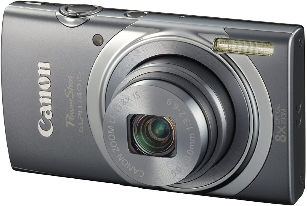 Canon PowerShot ELPH140 IS Digital Camera (Gray) (Discontinued by Manufacturer)