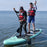 DANWJDP 320×76×15cm SUP Inflatable Stand up Paddle Board for Adult Beginners/Intermediate Max Load 150KG with Backpack, Leash, Paddle, Changing Mat & Waterproof Phone Case