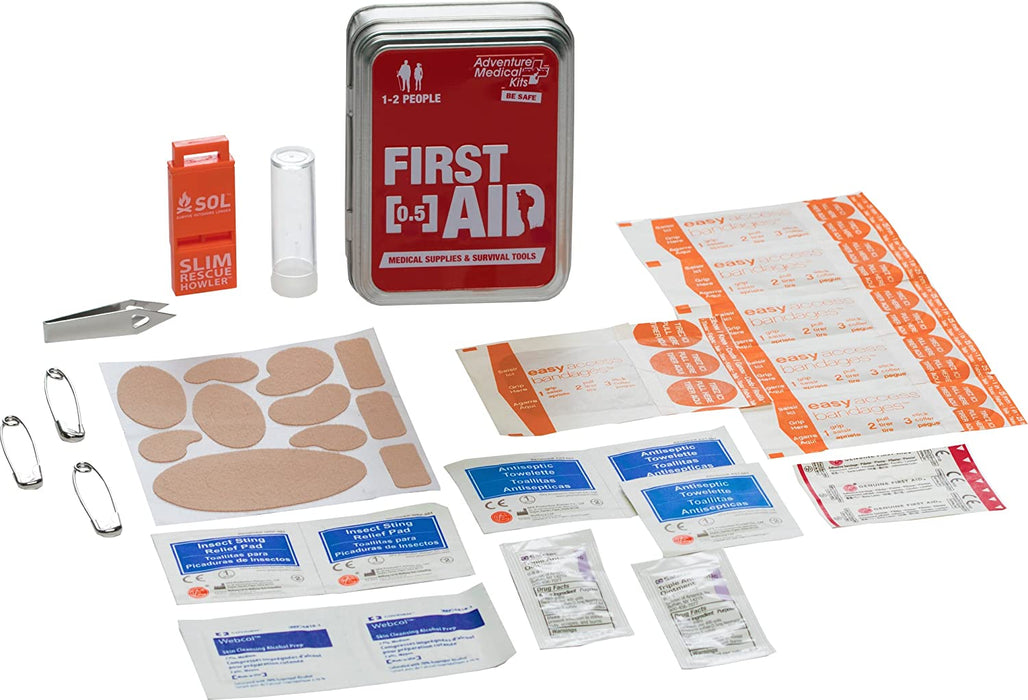 Adventure Medical Kits Adventure First Aid Kit 0.5 Tin (Pack of 2)