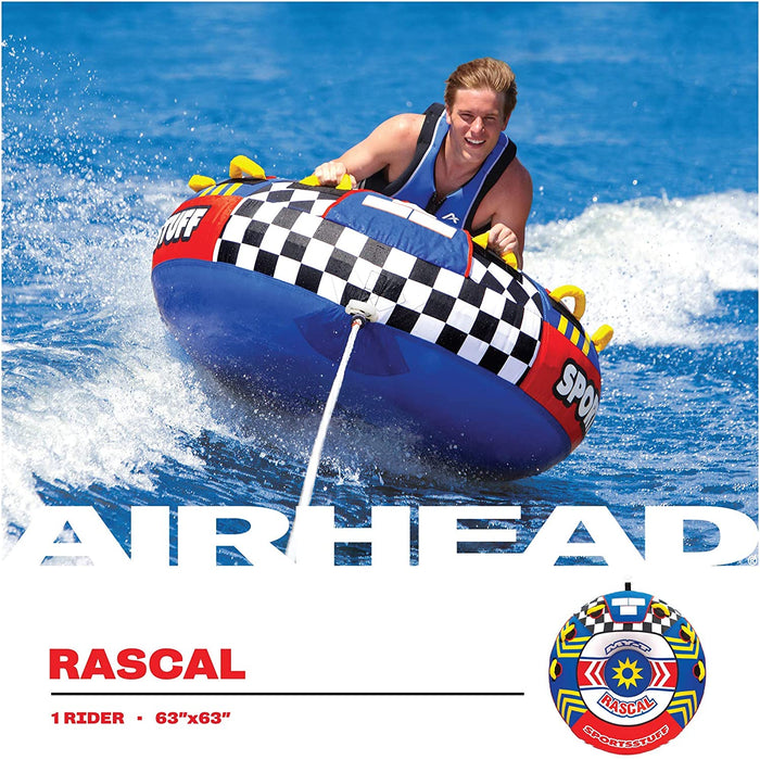 Sportsstuff Rascal | 1 Rider Towable Tube for Boating