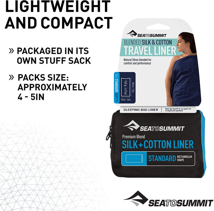 Sea to Summit Premium Blend Silk/Cotton Standard Travel Liner