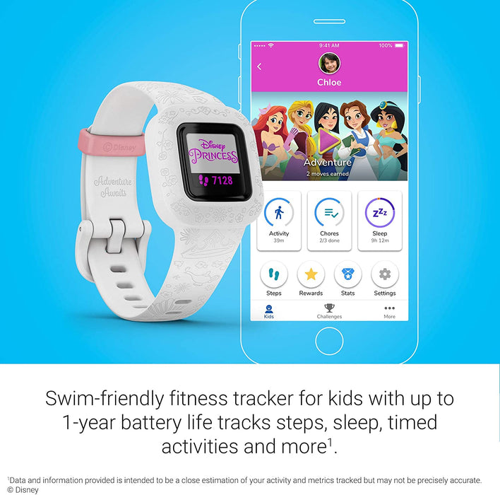 Garmin vivofit jr. 2, Kids Fitness/Activity Tracker, 1-Year Battery Life, Stretchy Band
