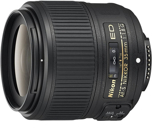 Nikon AF-S NIKKOR 35mm f/1.8G ED Fixed Zoom Lens with Auto Focus for Nikon DSLR Cameras