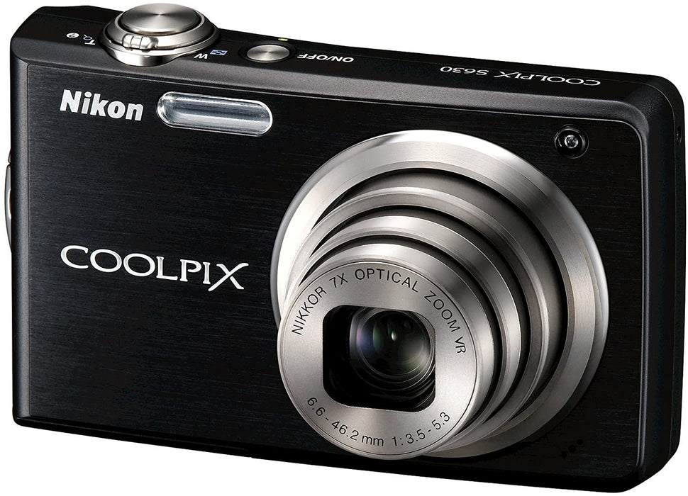 Nikon Coolpix S630 12MP Digital Camera with 7x Optical Vibration Reduction (VR) Zoom and 2.7 inch LCD (Midnight Blue)