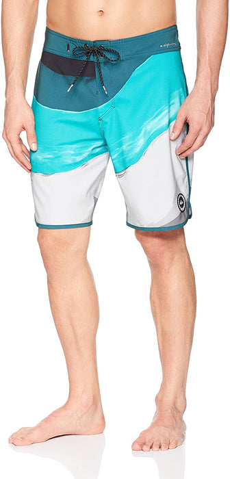 Quiksilver Men's Highline Resin Scallop 19 Boardshort Swim Trunk