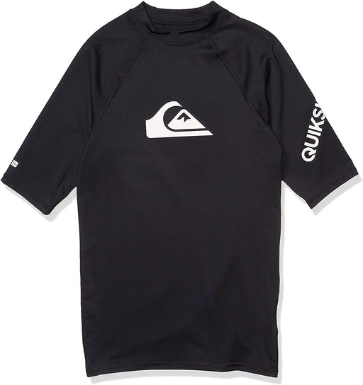Quiksilver Boys' Big Time Short Sleeve Youth Rashguard Surf Shirt