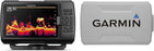 Garmin Striker Vivid 7sv Bundle with Transducer and Protective Cover, 7-inch Color Fishfinder