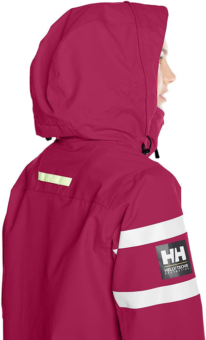 Helly Hansen Women's Salt Waterproof Windproof Breathable Performance Sailing Rain Jacket with Hood