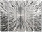 Statements2000 Silver Modern Metal Wall Art Sculpture by Jon Allen - Multi Panel Tryptych Home Décor, Vortex 3P