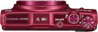 Nikon COOLPIX S9700 Compact Digital Camera - Red (16.0 MP, 30x Zoom) 3.0 inch