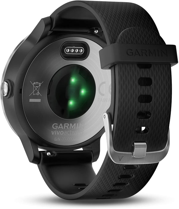 Smartwatch GARMIN Vivoactive 3 1,2" GPS Waterproof 5 ATM Glonass Black Stainless Steel