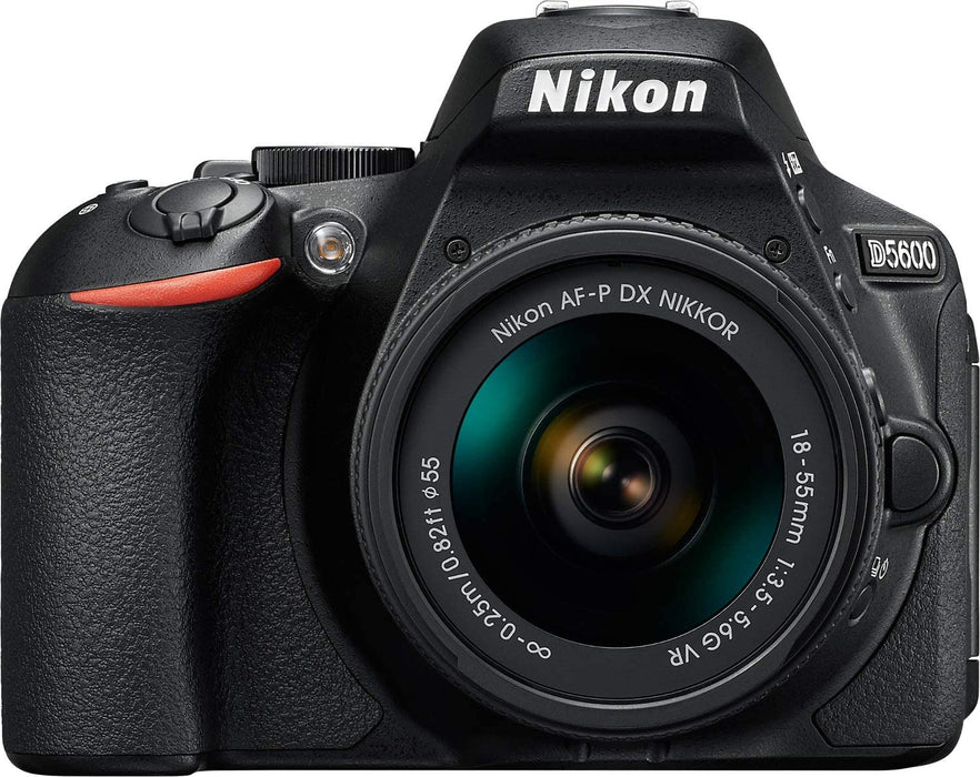Nikon D5600 24.2MP DSLR Camera with 18-55mm and 70-300mm Lenses Bundled with 64GB SD Card, Filters