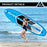 Leader Accessories 10'6" Inflatable Stand Up Paddleboard with Fins (6" Thick) Includes Adjustable Paddle,Kayak Leash,ISUP Backpack, Non-Slip Deck