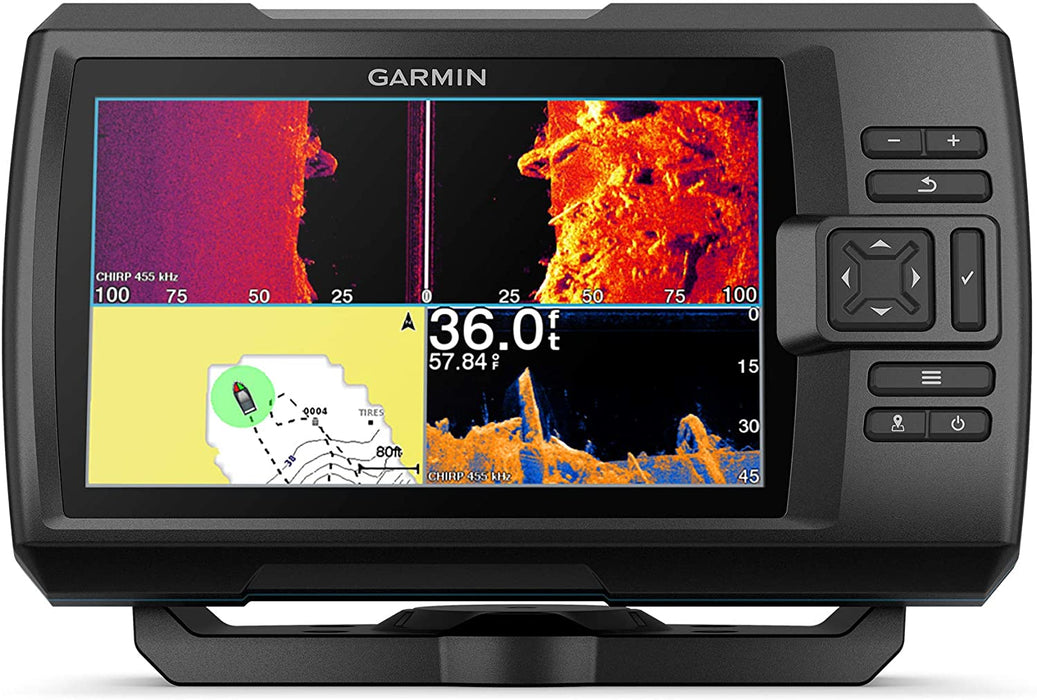Garmin Striker Vivid 4cv, Easy-to-Use 4-inch Color Fishfinder and Sonar Transducer