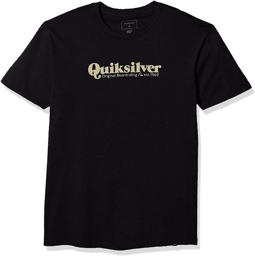 Quiksilver Men's Modern Script TEE, Black, L