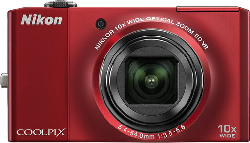 Nikon Coolpix S8000 14.2MP Digital Camera with 10x Optical Vibration Reduction (VR) Zoom and 3.0-Inch LCD (Black)
