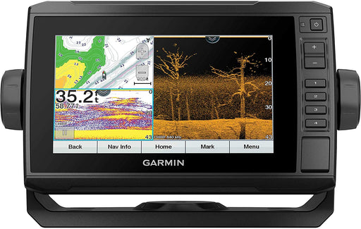 Garmin ECHOMAP UHD 73cv, 7" Keyed-Assist Chartplotter with U.S. LakeVü g3 and GT24UHD-TM transducer