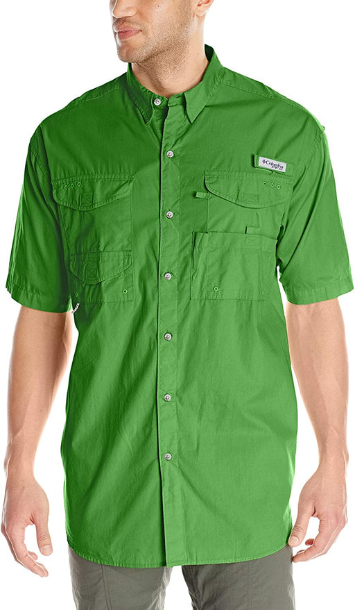 Columbia Sportswear Men's Big-Tall Bonehead Short Sleeve Shirt, Clean Green, 3XT