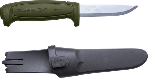 Morakniv Craftline Basic 511 High Carbon Steel Fixed Blade Utility Knife and Combi-Sheath
