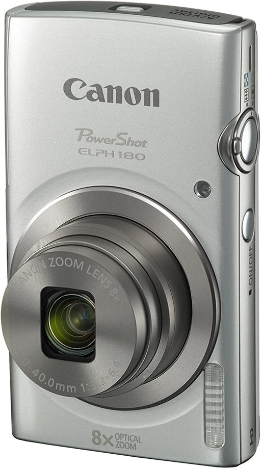 Canon PowerShot ELPH 180 Digital Camera w/Image Stabilization and Smart AUTO Mode (Red)