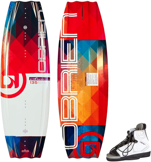 O'Brien Siren Womens Wakeboard with Nova Bindings, 9.5-11.5