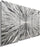 Statements2000 Silver Modern Metal Wall Art Sculpture by Jon Allen - Multi Panel Tryptych Home Décor, Vortex 3P