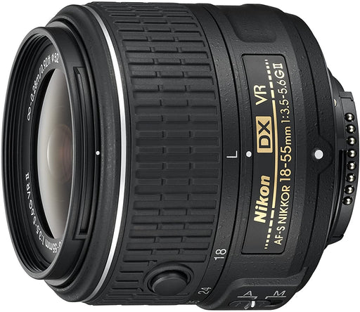 Nikon AF-S DX NIKKOR 18-55mm f/3.5-5.6G Vibration Reduction II Zoom Lens with Auto Focus for Nikon DSLR Cameras