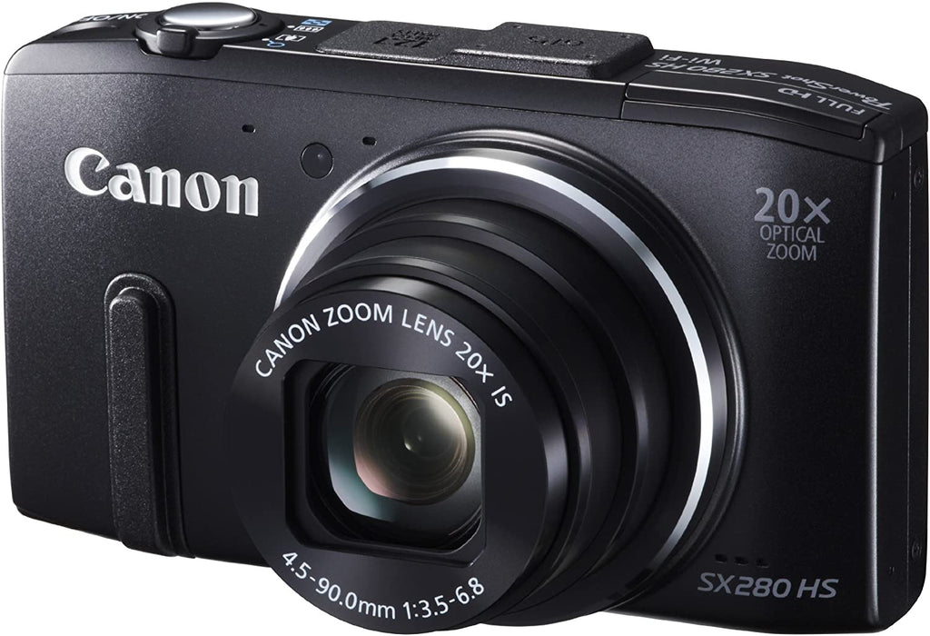 Canon PowerShot SX280 12.1MP Digital Camera with 20x Optical Image Stabilized Zoom with 3-Inch LCD (Black) (OLD MODEL)