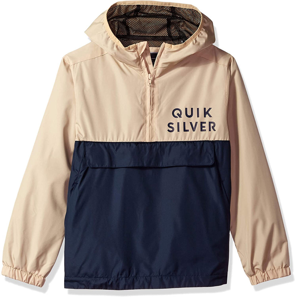 Quiksilver Boys' Boy's Feed Back Is Back Water-Repellent Pullover Anorak