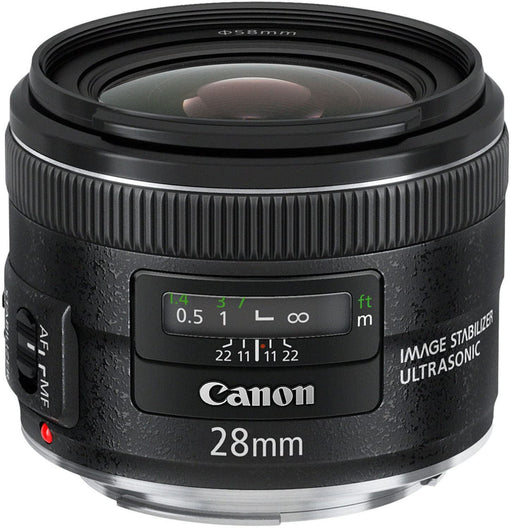 Canon EF 28mm f/2.8 IS USM Wide Angle Lens - Fixed